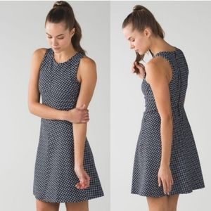 Lululemon Til' Dawn Dress Deep Dive Black/White